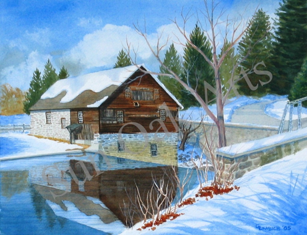 Old Mill Winter
